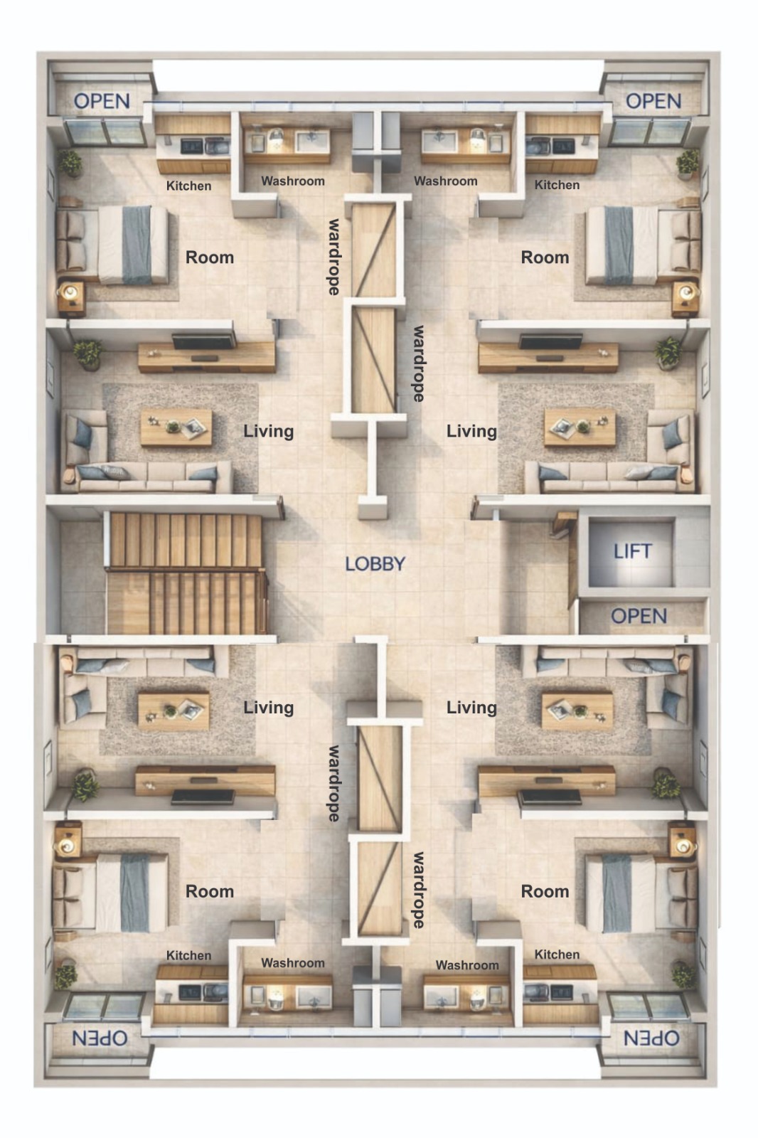 Crown Heights floor plan